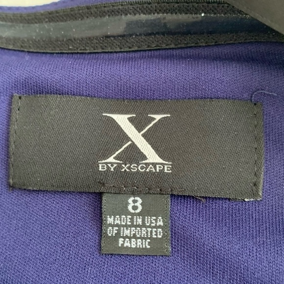 𝅺xscape Off the Shoulder Sheath Dress NWT Size 8 - Picture 10 of 13